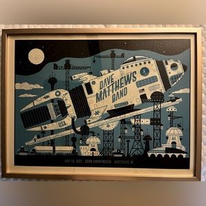 Dave Matthews Concert Poster- Orion Amphitheater, Huntsville, Alabama